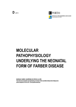 Molecular Basis of Acid Ceramidase Deficiency in a Neonatal Form of Farber Disease” in Molecular Genetics and Metabolism