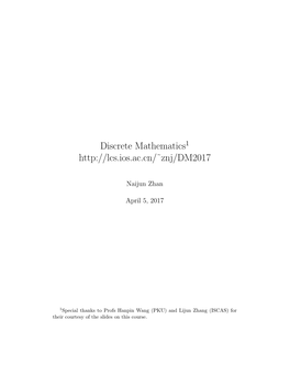Discrete Mathematics1