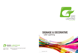 Signage & Decorative