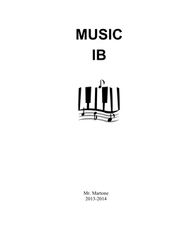 Music IB Notes