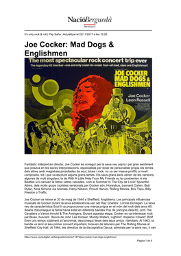 Joe Cocker: Mad Dogs & Englishmen