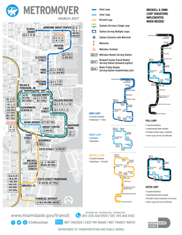 Metromover V 6,9, 10, M