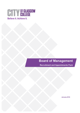 Board of Management Recruitment and Appointments Pack