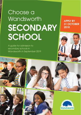 Choose a Wandsworth Secondary School 2018