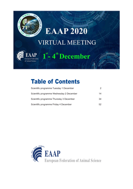 EAAP Programme 2020