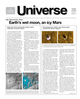 Earth's Wet Moon, an Icy Mars