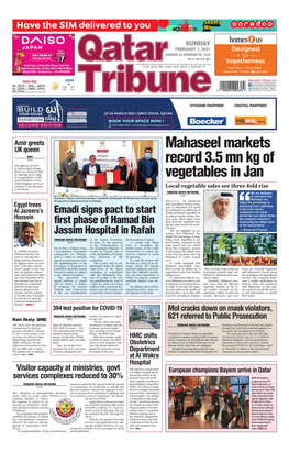 Mahaseel Markets Record 3.5 Mn Kg of Vegetables In