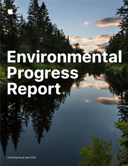 2020 Environmental Progress Report Apple.Com/Environment Introduction Climate Change Resources Smarter Chemistry Appendix 3