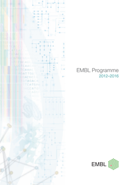 EMBL Programme 2012–2016