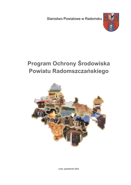 Program Ochrony Środowiska Powiatu Radomszczańskiego