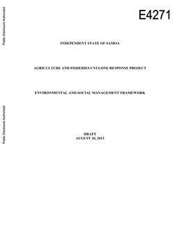 World Bank Document