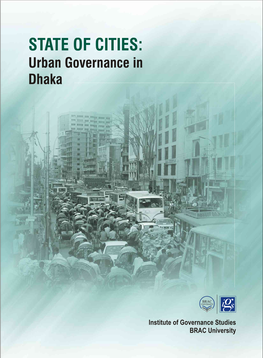 STATE of CITIES: Urban Governance in Dhaka
