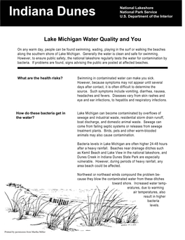 Lake Michigan Water Quality and You