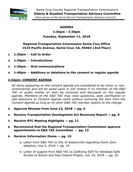 Santa Cruz County Regional Transportation Commission's