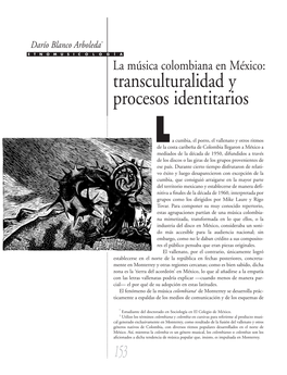 Transculturalidad Y Procesos Identitarios