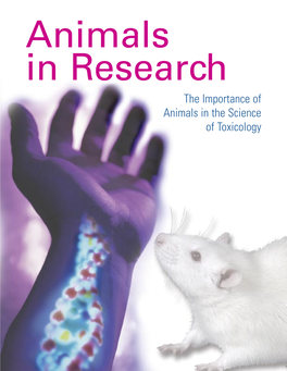 Animals in Research Brochure