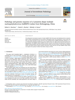 (Ldmnpv) Isolate from Heilongjiang, China