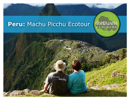 Machu Picchu Brochure