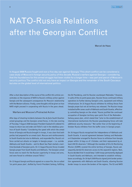 NATO-Russia Relations After the Georgian Conflict