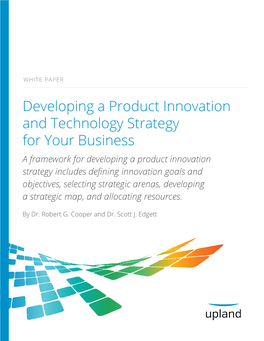 Developing a Product Innovation and Technology Strategy for Your