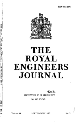 The Royal Engineers Journal