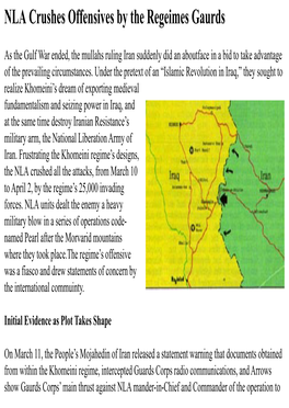 NLA Crushes Offensives by the Regeimes Gaurds