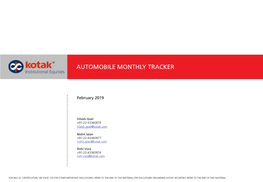 Automobile Monthly – February 2019