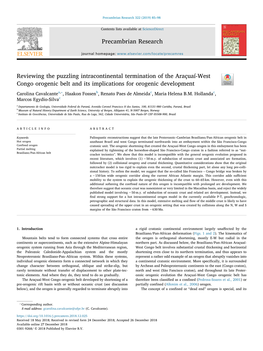 Reviewing the Puzzling Intracontinental Termination of the Araçuaí-West Congo Orogenic Belt and Its Implications for Orogenic