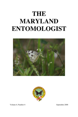 The Maryland Entomologist