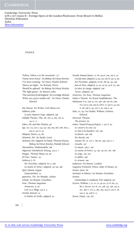 See Bishop, Sir Henry Rowley Così Fan Tutte,Adapted, 14, 95, 119, 126–8, 140–4, 197 ‘I’Ve Been Roaming’