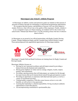 Shawnigan Lake School's Athletic Program