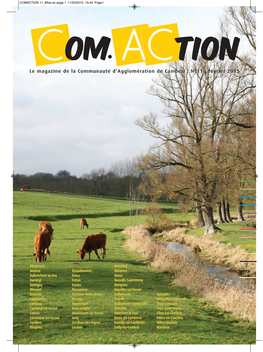 Le Magazine De La Communauté D'agglomération De Cambrai . N°11