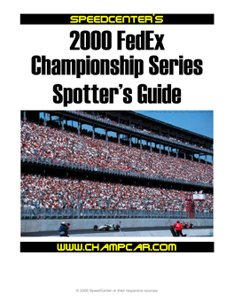 2000 Speedcenter Spotter's Guide
