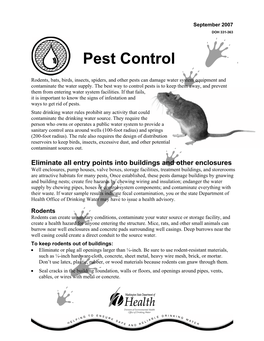 Pest Control