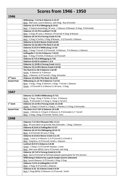 Scores from 1946
