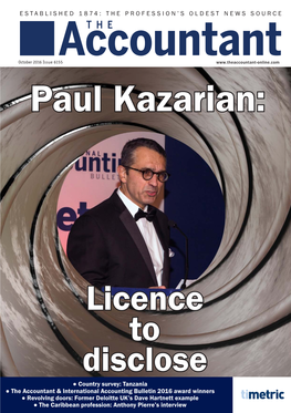 Paul Kazarian Q&A Session at the Accountant & International