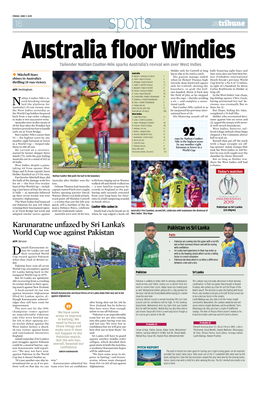 Karunaratne Unfazed by Sri Lanka's World Cup Woe Against Pakistan