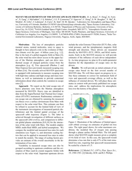 Maven Measurements of the Ion Escape Rate from Mars