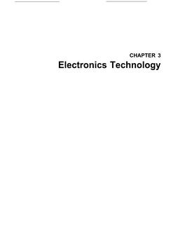 Electronics Technology Contents