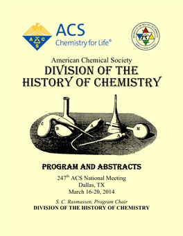 Division of the History of Chemistry