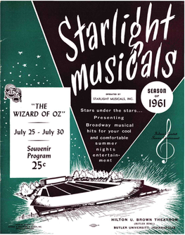 STARLIGHT MUSICALS Presents 