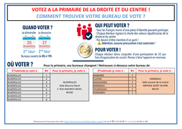 Comment Trouver Votre Bureau De Vote ?