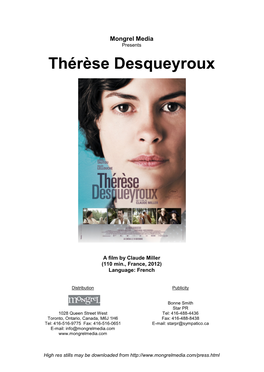 Thérèse Desqueyroux