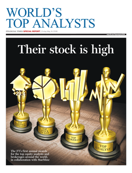 The FT's First Annual Awards for the Top Equity Analysts and Brokerages