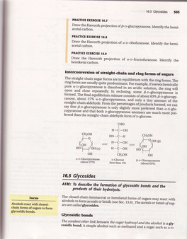 16.5 Glycosides