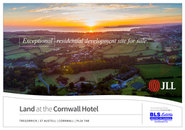 Landat the Cornwall Hotel