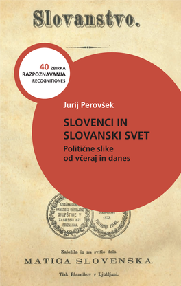 Slovenci in Slovanski Svet