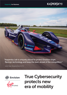 True Cybersecurity Protects New Era of Mobility the Ultimate Race Against Time