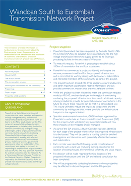 Wandoan South to Eurombah Transmission Network Project