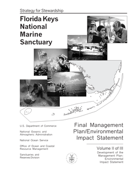 Florida Keys National Marine Sanctuary, Final Management Plan